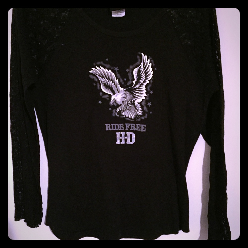 Biker fancy long sleeve tee